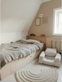 Tmavosivé rozkladacie detské kreslo Karup Design Mini Hippo Dark Grey