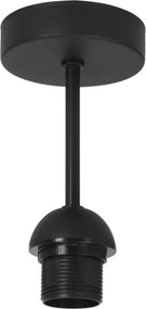 Brilagi - LED prisadený luster CERIA BOHO 1xE27/60W/230V pr. 70 cm čierna/béžová