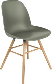 Zuiver Albert Kuip Chair dizajnová stolička - Zelená