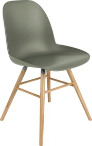 Zuiver Albert Kuip Chair dizajnová stolička - Zelená