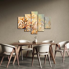 Obraz - Maľované rastliny (150x105 cm)