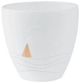 Räder Biely porcelánový svietnik LIGHT BOAT