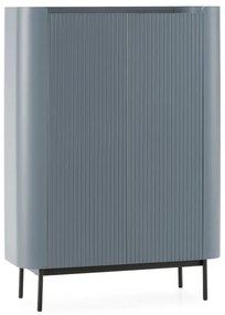 Sivomodrá skrinka 100x140x40 cm Willa – MOME