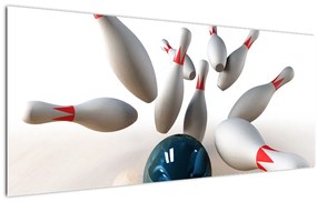 Obraz - Bowling (120x50 cm)