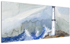 Obraz maľby majáku (120x50 cm)