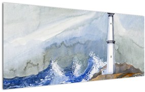Obraz maľby majáku (120x50 cm)