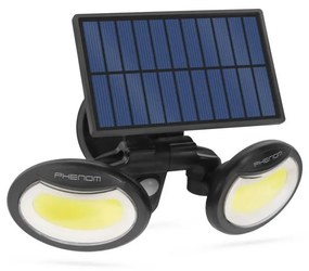 LED Solárny reflektor so senzorom 2xLED/4W/5V IP65