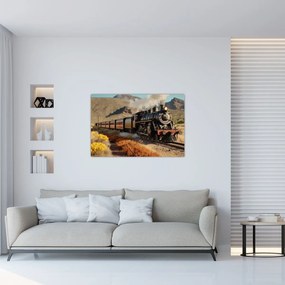 Obraz - Parná lokomotíva (90x60 cm)