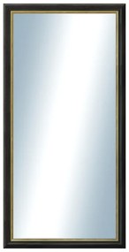 DANTIK - Zrkadlo v rámu, rozmer s rámom 50x100 cm z lišty Anversa čierna Au (3149)