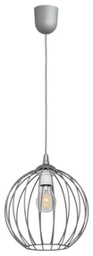 Helam Luster na lanku MERCURE 1xE27/15W/230V šedá HE1009