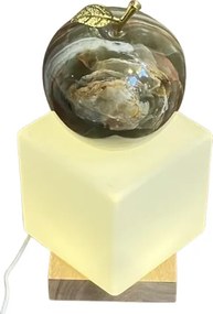 Stmievateľná lampa LED CUBE APPLE GREEN ONYX 10*25