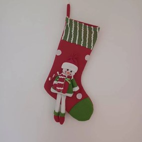 DECOLED Vánoční punčocha s panďulákem, 50 cm