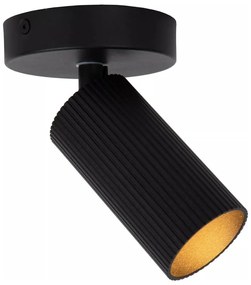 Lucide 09939/01/30 - Nástenné bodové svietidlo CLUBS 1xGU10/40W/230V čierna