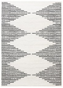 Kusový koberec PP Gudila krémovočierný 120x170cm