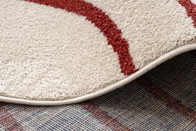 Koberec FUSION 0001 béžový / bordový