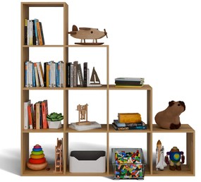 Regál Respeto 4 (dub artisan). Akcia -19%. Vlastná spoľahlivá doprava až k Vám domov. 1132887