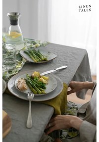 Ľanový obrus 140x300 cm Khaki – Linen Tales