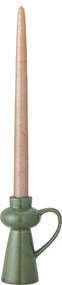 Svietnik na klasickú sviečku Fija 13 cm zelený