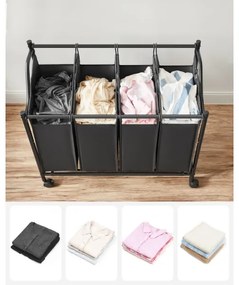 Kôš na bielizeň LINA čierna