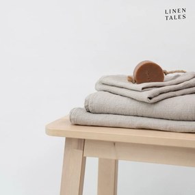 Vafľový ľanový uterák v prírodnej farbe 45x65 cm Natural Fine Waffle – Linen Tales