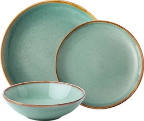 Porcelánový set 12 ks – Gaya Sand tyrkysový - W0147