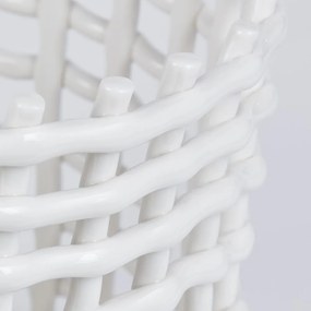 CRAFT Keramický košík 24 cm – biela