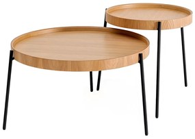 Odkladací stolík Ronda Natural, 2 ks