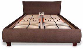 Posteľ čalúnená VALERIA LUX + lamelový rošt + matrac EMI
