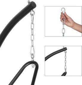 Závesné kreslo s rámom