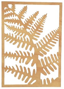 AMADEA Drevený obraz papraď, rozmer 30 x 21 cm, český výrobok