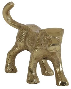 Malá soška PANTHER  gold, Dĺžka 12,5 cm, výška 8 cm (S)