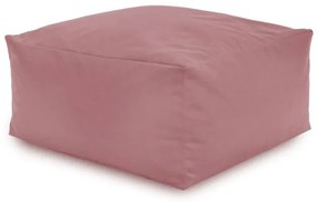 Plyšová taburetka svetloružová