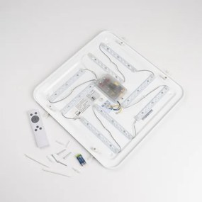 LED Stmievateľné stropné svietidlo LED/42W/230V biela + diaľkové ovládanie