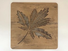 Obraz List stromu s led podsvietením na batériu