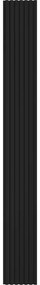 Mexen Lam-F, akustické stenové lamely 275 × 31,5 cm, filc 6 mm, čierna lesklá, S105-275317-2812-055