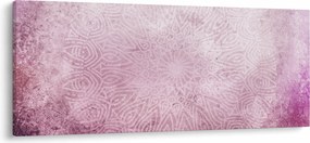 Obraz - Mandala v ružovej stene (120x50 cm)