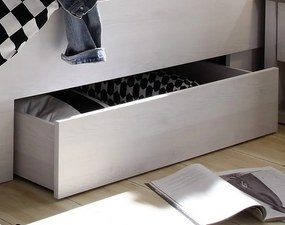 Postel Luca 90x200 cm, bielená pínia