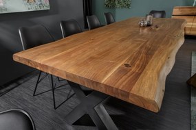 Dizajnový jedálenský stôl Massive X Honey 300 cm akácia