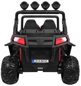 RAMIZ ELEKTRICKÉ AUTÍČKO BUGINA LIFT - 4x4 - ČERVENÁ - 2 x 12V/7Ah - 4 x 45W - 2023