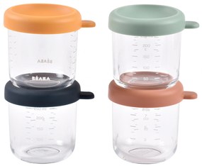 Tégliky na jedlo sklenené 4x 250 ml Sunrise