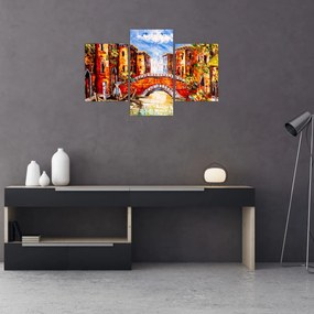 Obraz - Olejomaľba mesta III. (90x60 cm)