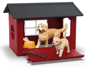Schleich 42722 Psia búda so zlatým retrieverom