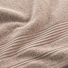 Béžový froté bavlnený uterák 50x90 cm Tendresse – douceur d'intérieur