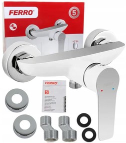 Ferro Adore, sprchová batéria, biela-chrómová, BDR7