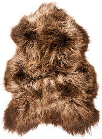 Hnedo-hrdzavá kože z Islandskej ovce Iceland rust - 100*70*5cm