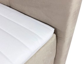 Moderná box spring posteľ Angela 180x200, sivá