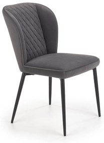 Designová stolička Olivia sivá