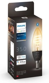 Filamentová inteligentná žiarovka E14, 5 W White ambiance – Philips Hue