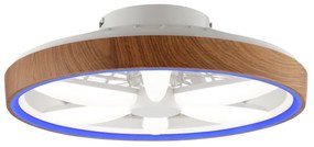 Brilliant - LED RGBW Stmievateľný stropný ventilátor GAIANO LED/24W/230V + DO