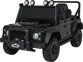 Elektrické autíčko Land Rover Defender 110 SVX čierne
